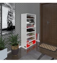 Kenzlife ayakkabılık goya byz 140*70*30 arkalıksız ayakkabı ofis dolabı iki bölme