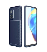 Xiaomi Mi 10T 5G Kılıf Esnek Soft Karbon Tasarım Legion Serisi (Lacivert)