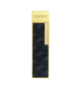 S.T. Dupont Twiggy Monogram Siyah-Gold Puro Çakmağı 30079