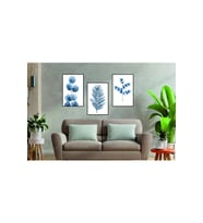 Çiçekli Dekoratif Retro Mdf Tablo ( Çerçeve Görünümlü )