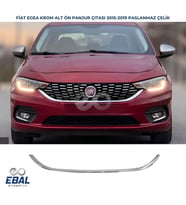 Fiat Egea Krom Ön Alt Panjur Çıtası Hb - Sd 2015 - 20120 Paslanmaz Çelik (Gümüş)