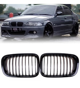 Bmw 3 Serisi E46 Sedan Ön Panjur Seti Parlak Siyah 1998-2001