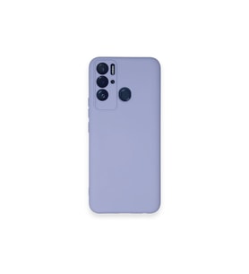 Tecno Pova Neo Kılıf Nano İçi Kadife Silikon - Lila