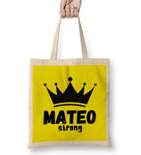 Mateo-Name personalized Custom - vintage Retro Rainbow Style Design Gift Baby-Gift For Him Bez Çanta Uzun Saplı