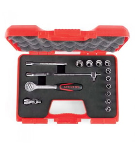 İZELTAŞ 15Lİ KARBÜRATÖR LOKMA ANAHTAR TAKIMI 1/4" - 1107006015
