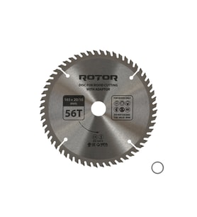 Daire Testere Bıçağı ROTOR 165*20/16 adaptörlü 56T Ahşap kesme diski