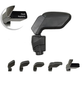 Renault Fluence Araca Özel Kol Dayama Kolçak Siyah 2009+ sonrası uyumlu Pnd