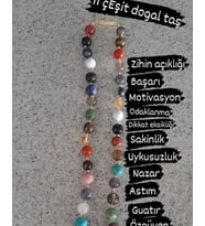Doğaltaş kolye seti