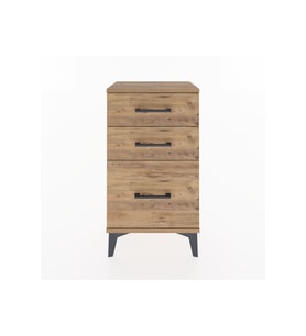 Arges Komodin 3 Çekmeceli 44x30x80 Çam-Çam