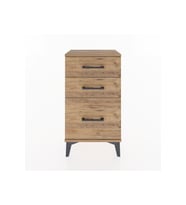 Arges Komodin 3 Çekmeceli 44x30x80 Çam-Çam