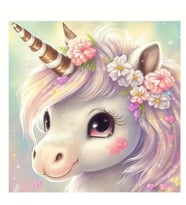 Elmas Boyama Sanat Kiti DIY Karikatür Hayvan Taşlı Sanat Mozaik Seti - UNICORN