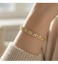 STİL İNCİSİ/XUPING JEWELRY MEYS GURMET ZİRKON TAŞLI BİLEKLİK (Altın Rengi)