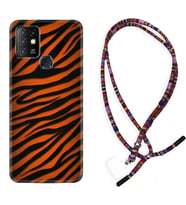 INFINIX Hot 8 9 10 11S Hot 10 Play 10T Kılıf Boyun Asklı Rasta Silikon Leopar Yeni 1676