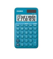 CASIO SL-310UC-BU-N-DC 10 HANE CEP TİPİ HESAP MAKİNESİ - MAVİ