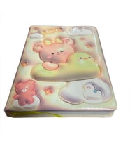 Kawaii Pembe Ayıcık Yumuşak Kapaklı Pofidik Defter Hatıra Defteri
