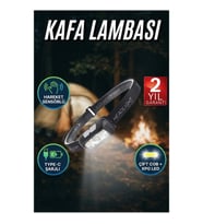 Sensörlü Type-C Şarjlı XPG ve Çift COB LED Kafa Lambası Kamp Işığı