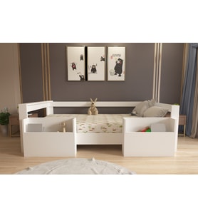 NİNNİMO MONTESSORİ 90x190 YATAK UYUMLU MDF KARYOLA MM1-1