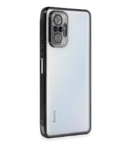 Durukar® Redmi Note 10 Pro Kılıf Lensli Silikon - Siyah
