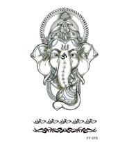 FF-015 ORTA BOY ETNİK FİL BUDHA DESEN GEÇİCİ DÖVME-TATTO