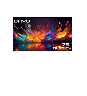 ONVO 75OVF9000UQ 75" 190 Ekran Uydu Alıcılı 4K Ultra HD Google Smart QLED TV