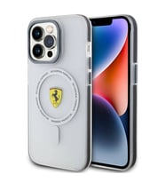 Apple iPhone 15 Pro Max Kılıf Ferrari Orjinal Lisanslı M-safe Şarj Özellikli Kontrast Bumper SF Ring