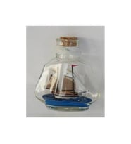 DENİZCİLİK › DENİZCİLİK GRUBU › Marine Şişe Gemi-Z&A ŞİŞE GEMİ>>9*7*9 cm.