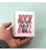Rock & Roll Aşkı Tasarım Hediyelik Not Defteri
