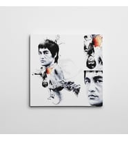 Bruce Lee Kare Kanvas Tablo