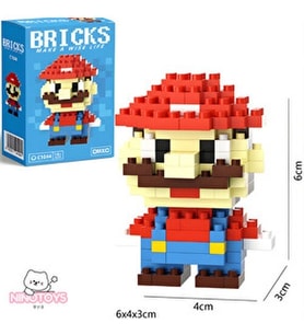 Bricks Sevimli Karakterler 3D Yapboz Super Mario