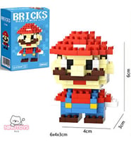 Bricks Sevimli Karakterler 3D Yapboz Super Mario