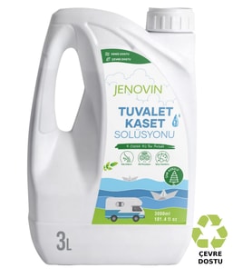 Ölçek Hediyeli - Jenovin Karavan Tekne Yat Tuvalet Wc Kaset Atık kimyasalı Çam Kokulu 3 L