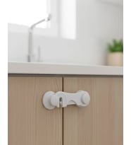 4 Adet Bebek Güvenlik Dolap Kilidi Çift Taraflı Bantlı Kolay Montajlı Emniyet Seti
