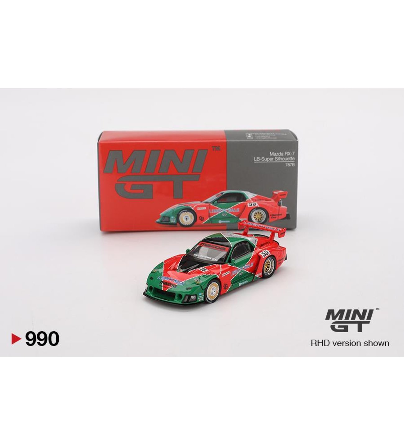 Mini GT Mazda RX-7 LB-Super Silhouette 787B 990