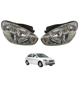 Hyundai Era 2006-2012 Far Lambası Beyaz Ön Far Takım Sağ - Sol Set