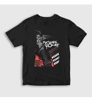 Presmono Unisex Çocuk Siyah One Night My Chemical Romance T-Shirt 71689tt