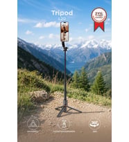 Torima Tripod Çok Amaçlı Kumandalı Selfie Çubuğu L20 Siyah