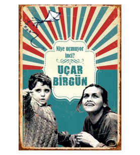Ahşap MDF Poster (27x18cm)