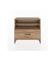 Arges Şifonyer 2 Raflı Tek Çekmeceli 88x30x80 Çam-Çam