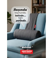 Belrest Bel Boyun Baş Destek Yastığı Ayarlanabilir Ağırlıklı Koltuk Kanepe ve Araç Boyun Yastığı