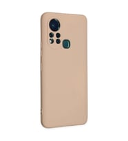 İnfinix Hot 11s Kılıf Nano İçi Kadife  - Pudra