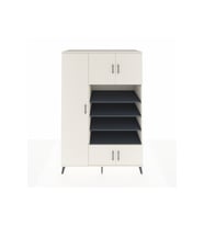 Kronos Dolap 10 Raflı 5 Kapaklı 132x59x195 Aytaşı-Aytaşı/Antrasit