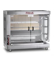 Pimak Kollu Setüstü Piliç Çevirme Makinesi 3 Şiş 15piliç Doğalgazlı