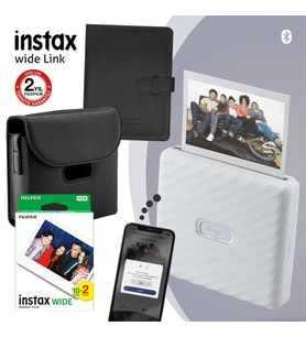 Instax Wide Link Beyaz Akıllı Telefon Yazıcısı ve Hediye Seti 1