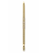 Sertifikalı 316L Çelik Premium Zirkon Taşlı Gold Kaplama Kadın Bileklik