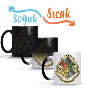 Hogwarts Pokemon Sihirli Kupa Bardak Porselen