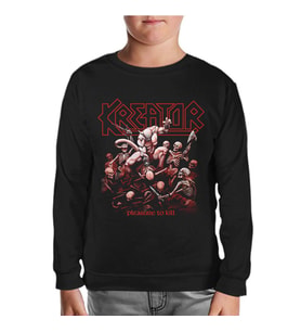 Kreator - Pleasure to Kill Siyah Çocuk Sweatshirt