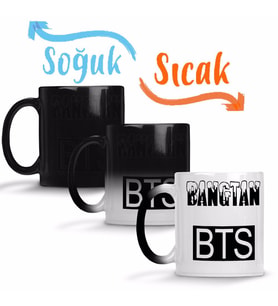 Bangtan Bts Sihirli Kupa Bardak Porselen