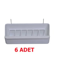 Uzun Beyaz Yemlik 6 Gözlü 6 Adet