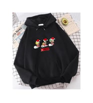 One Piece Yılbaşı Kapşonlu Sweatshirt (Siyah)