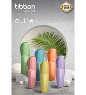 Tibbon Highlight Fosforlu Kalem 6 Lı Set